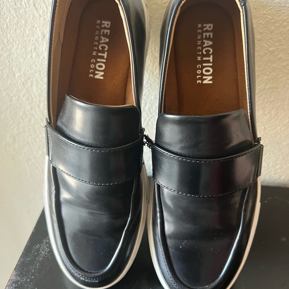 Kenneth Cole Reaction Men's Black Slip-On Loafers